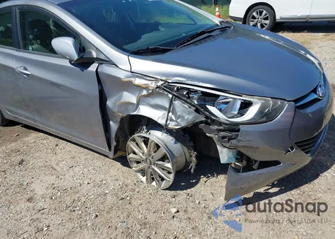 2014 Hyundai Elantra Se из США, поврежденный, VIN KMHDH4AE3EU123833